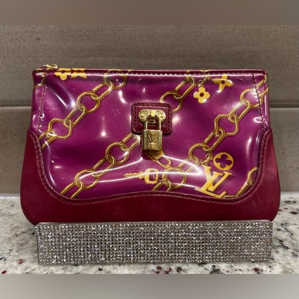 Louis Vuitton Limited Edition Vintage Charm Printed Pouchette